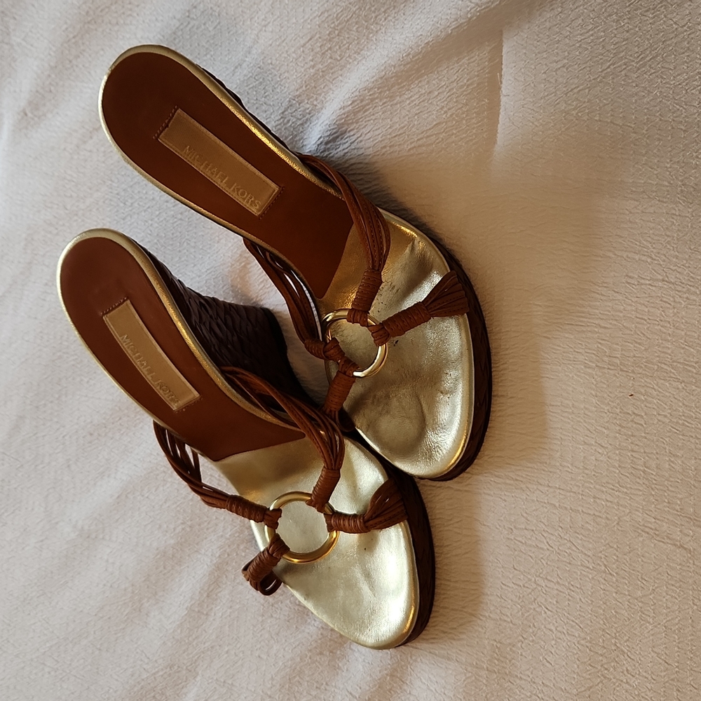 Michael Kors Open Toe High Heel Sandals Size 6